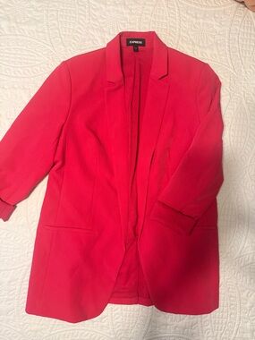 Express Women's Pink, quarter sleeve, Blazer Jacket
